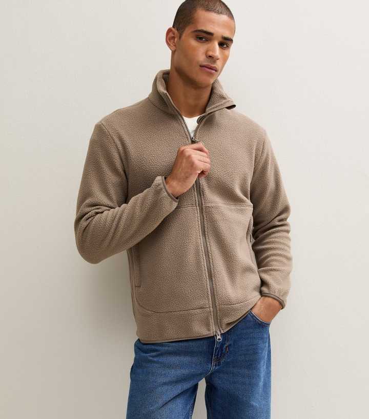 Only & Sons Stone Fleece Long Sleeve Jacket