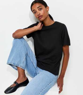 Premium Black Heavyweight Cotton T-Shirt