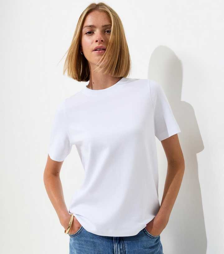 Premium White Heavyweight Cotton T-Shirt