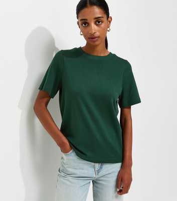 Premium Dark Green Heavyweight Cotton T-Shirt