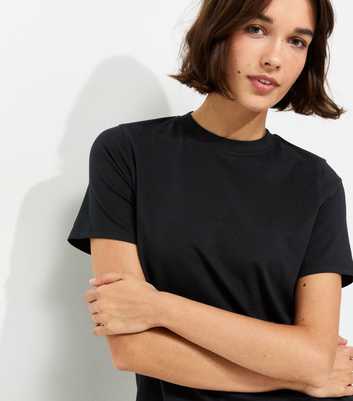 Black Cotton T-Shirt