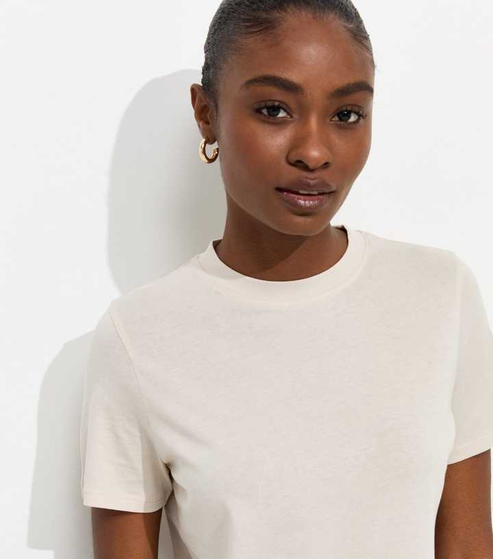 Stone Cotton T-Shirt