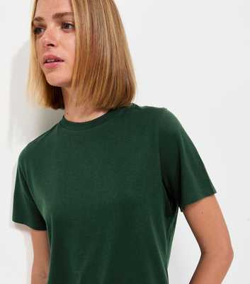 Dark Green Cotton T-Shirt