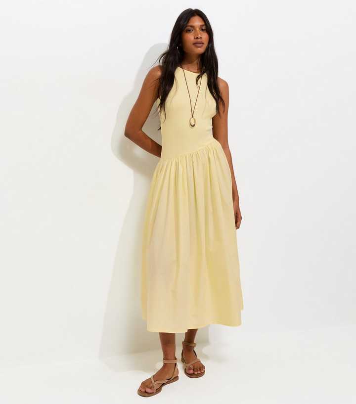 teia satin & georgette corset midi dress Miss Circle Xavy Off-shoulder Corset Midi Dress