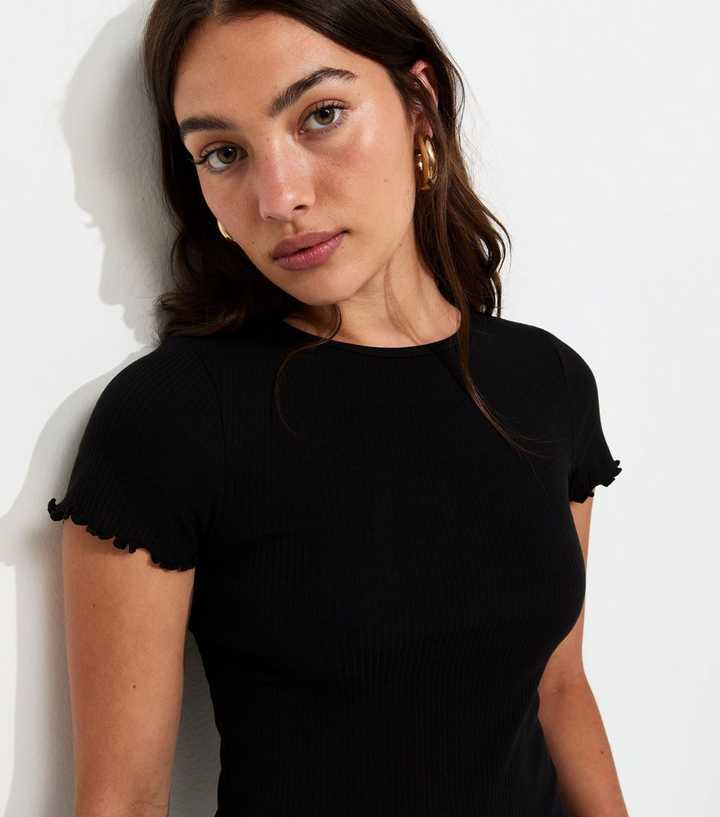 Black Cotton Rich Short Sleeve Babylock T-Shirt