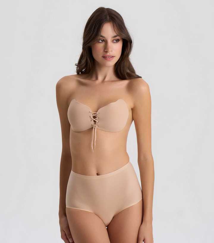 Nude Intimates Tan Stick-On Push Up Bra