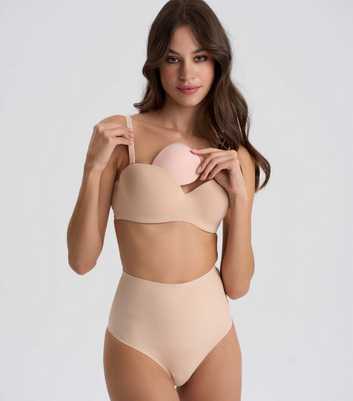 Nude Intimates Tan Half Cup Push Up Pads