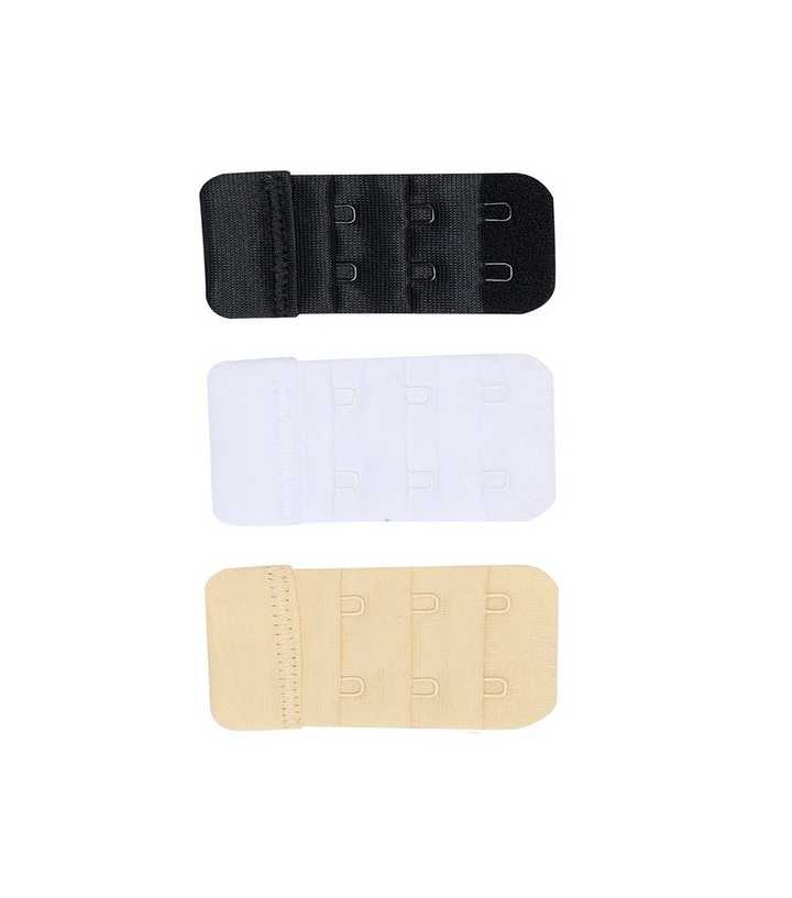 Nude Intimates Pack of 3 Multi Colour Bra Extenders