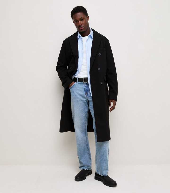 Black Longline Tailored Coat