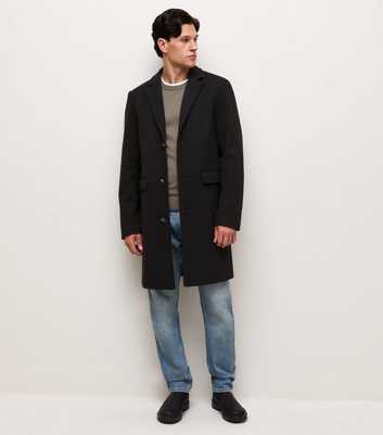 Long Black Tailored Coat
