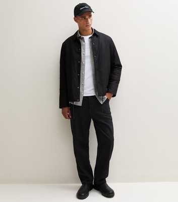 Jack & Jones Black Straight Leg Carpenter Jeans