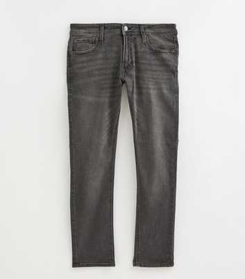 Jack & Jones Black Cotton Rich Slim Fit Jeans