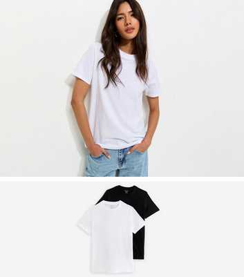 White Pack Of 2 Relaxed Fit T-Shirts