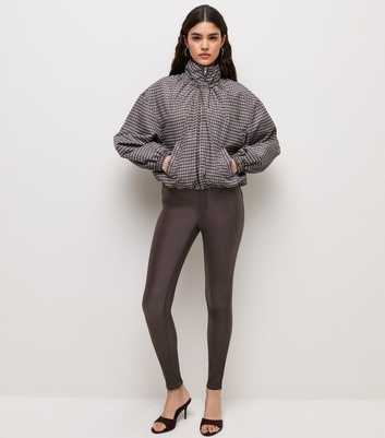 Dark Brown Coated Emilee Jeggings