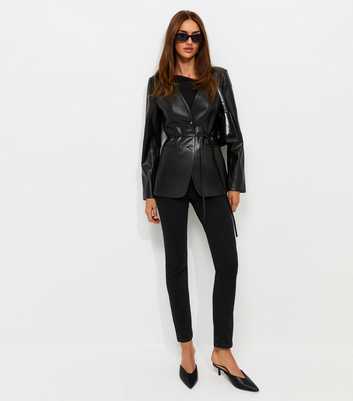 Black Cotton Rich Cigarette Slim Leg Jeans