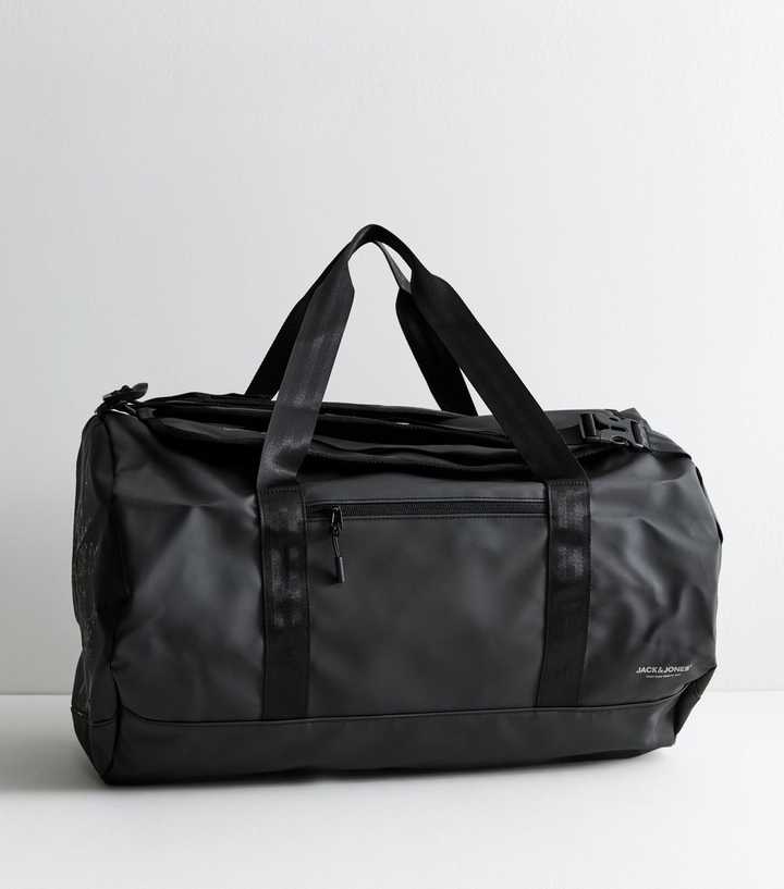 Jack & Jones Black Duffle Travel Bag