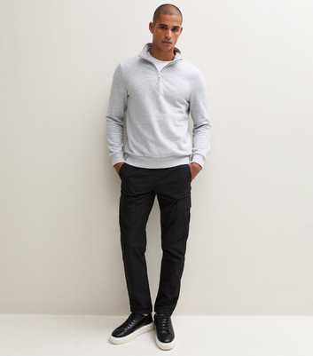 Jack & Jones Black Technical Cargo Trousers
