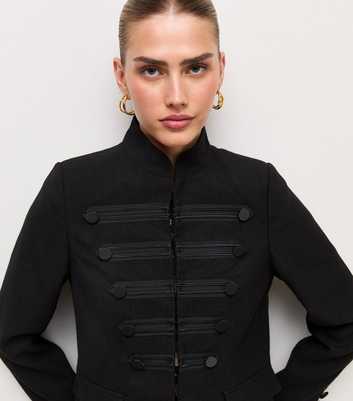 Black Twill Drummer Boy Jacket