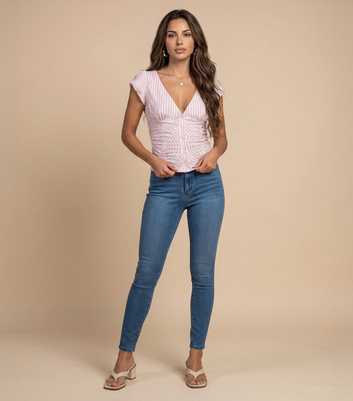 Urban Bliss Mid Blue Skinny Jeans