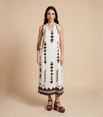 Urban Bliss Geometric Print Maxi Dress