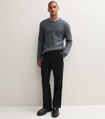 Jack & Jones Black Straight Leg Chino Trousers