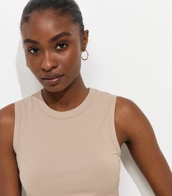 Ribbed Tops | High Neck & Long Sleeve Ribbed Tops | New Look