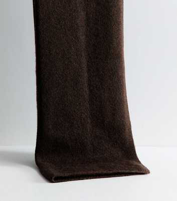 Dark Brown Oversized Wrap Scarf