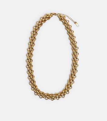Public Desire Gold Tone Chunky Chain Necklace