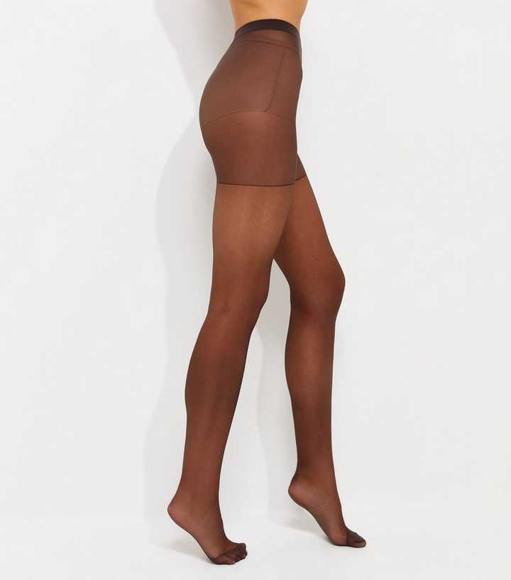 Pack of 3 Dark Brown Sheer Matt 15 Denier Tights