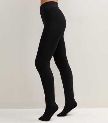 Black Fleece Lined Tights