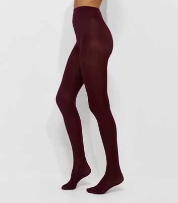 Dark Burgundy 70 Denier Opaque Tights