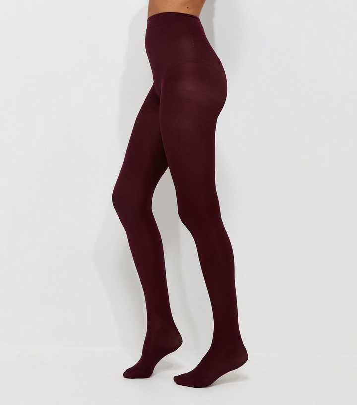 Dark Burgundy 70 Denier Opaque Tights