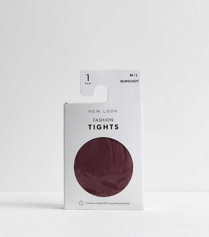 Dark Burgundy 70 Denier Opaque Tights