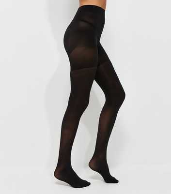 Black 30 Denier Lycra Body Shaping Tights