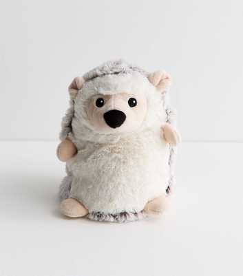 Cream Plush Hedgehog Hottie Heat Pack