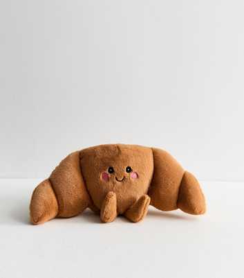 Aroma Home Brown Plush Croissant Microwaveable Hottie