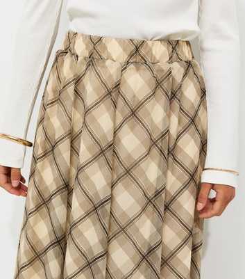 Petite Cream Handkerchief Hem Chiffon Midi Skirt