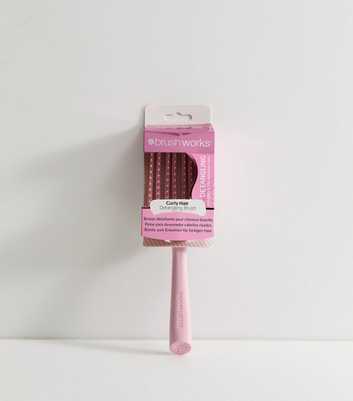 Brushworks Light Pink Curly Hair Detangling Brush