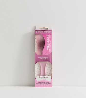 Brushworks Light Pink Scalp Detox Comb