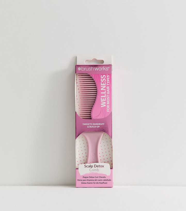 Brushworks Light Pink Scalp Detox Comb