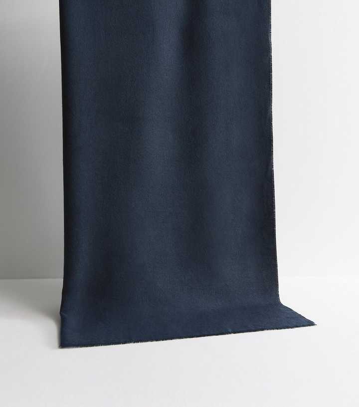 Navy Classic Plain Scarf