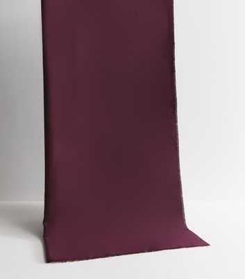 Dark Burgundy Classic Plain Scarf