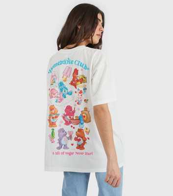 Skinnydip White Care Bears Homebake Club Printed T-Shirt