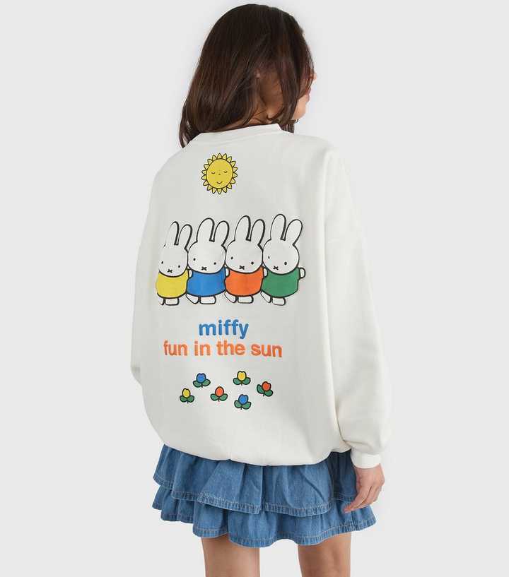 Skinnydip White Miffy Print Sweatshirt