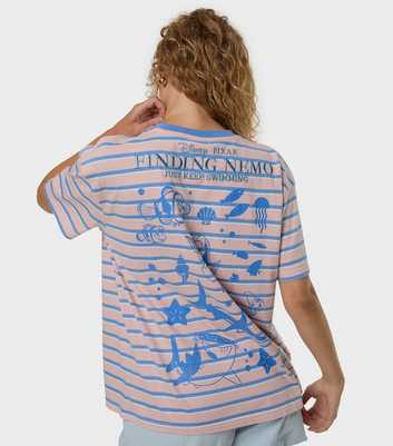 Skinnydip Pink Cotton Embroidered Finding Nemo T-Shirt