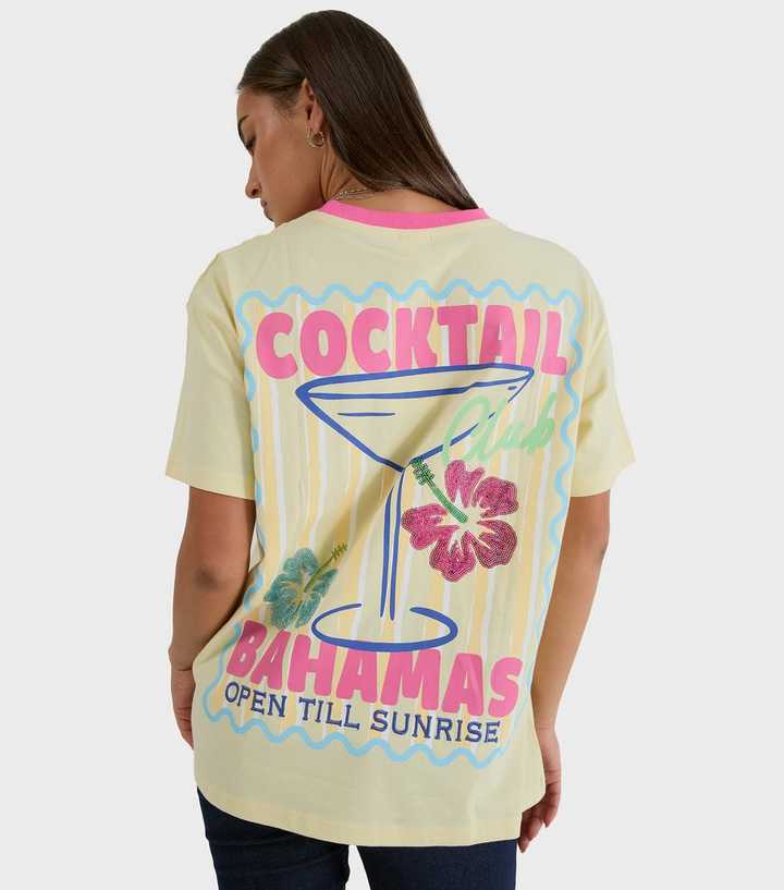 Skinnydip Bright Yellow Cocktail Club T-Shirt