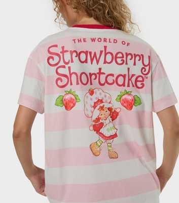 Skinnydip Pink Cotton Strawberry Shortcake T-Shirt
