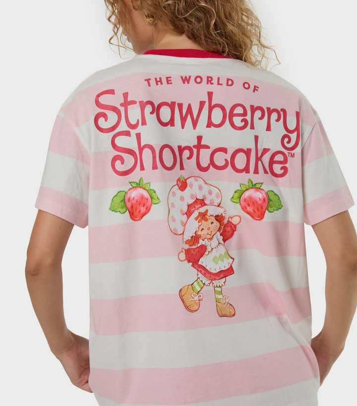 Skinnydip Pink Cotton Strawberry Shortcake T-Shirt