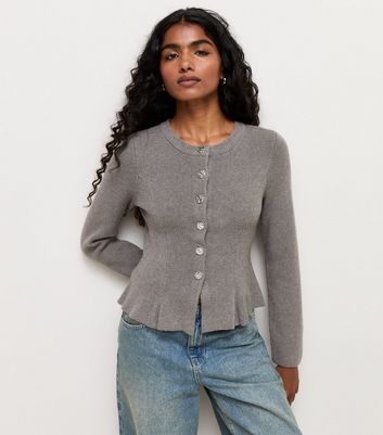 petite-grey-rib-knit-peplum-