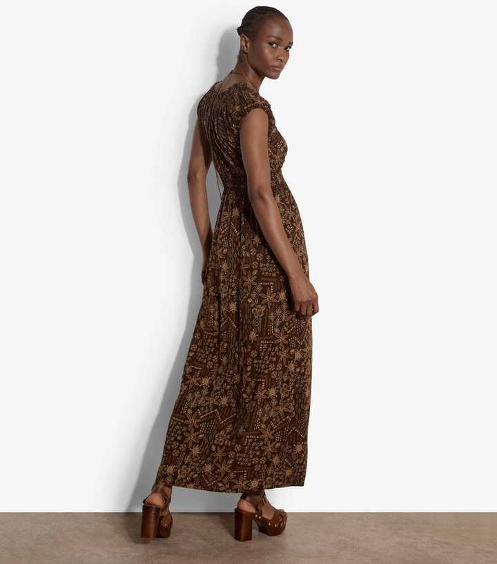 lace maxi dresses Miss Circle Women Camila Black Satin and Lace Maxi Dress